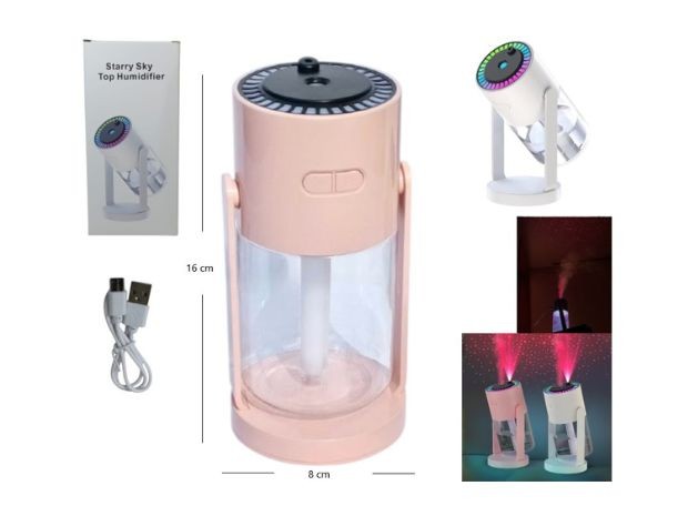 &u+ HUMIDIFICADOR PROYECTOR LED